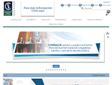 Tablet Screenshot of contraloria.gob.ec
