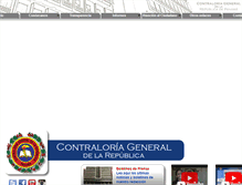 Tablet Screenshot of contraloria.gob.pa